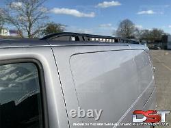 Fits Ford Transit Custom Black Roof Rack Rails & 3 Crossbar Set Lwb