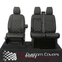 Fits Ford Transit Custom Leader (2022 Onwards) Leatherette Front Seat Covers 237