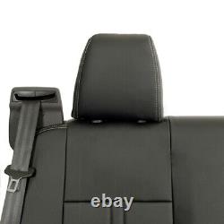 Fits Ford Transit Custom Phev Rear Seat Covers Leatherette (2024 On) Blk 1122