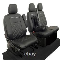 Fits Ford Transit Custom Rs Leatherette Front Seat Covers Inc Emb 2023+ 237 Bem