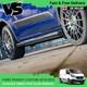 Fits Ford Transit Custom Swb 18 23 Gloss Black Side Step Bars 4 Steps Slash Cut