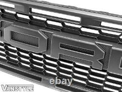 Fits Genuine Ford Transit Custom 2018 F150 Style Front Grille Matte Black Trail