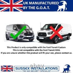 For Ford Custom (2013-On) Rear Barn Door Security/Repair Shield Set