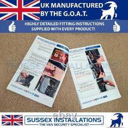 For Ford Custom (2013-On) Rear Barn Door Security/Repair Shield Set