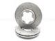 For Ford Transit 2.0 Ecoblue 21- Drilled Grooved Front Brake Discs Pair