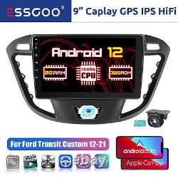 For Ford Transit Custom 12-2021 9 Carplay Radio Stereo Android 12 2+32G GPS CAM