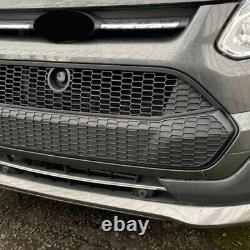For Ford Transit Custom Front Grille Honeycomb Modified 2012 2018 MK1 Gloss Bl