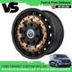 For Transit Custom Mk2 Wolfrace Slotmag 17 Inch Matte Bronze 6x120 Alloy Wheels