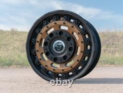 For Transit Custom Mk2 Wolfrace Slotmag 17 Inch Matte Bronze 6x120 Alloy Wheels