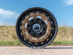 For Transit Custom Mk2 Wolfrace Slotmag 17 Inch Matte Bronze 6x120 Alloy Wheels