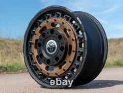 For Transit Custom Mk2 Wolfrace Slotmag 17 Inch Matte Bronze 6x120 Alloy Wheels