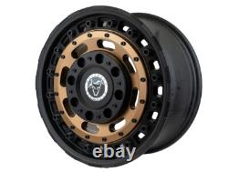 For Transit Custom Mk2 Wolfrace Slotmag 17 Inch Matte Bronze 6x120 Alloy Wheels