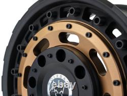 For Transit Custom Mk2 Wolfrace Slotmag 17 Inch Matte Bronze 6x120 Alloy Wheels