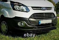 Ford Tourneo Custom 2012-17 Front Lower Abs Black Splitter Bumper Lip Spoiler