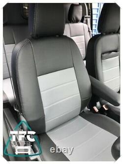 Ford Transit CREW CAB SEAT COVERS FULL ECO LEATHER CUSTOM MADE COVERS