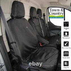 Ford Transit CUSTOM 2017 WATERPROOF Seat Covers (2+1) TOWN & COUNTRY HEAVY DUTY