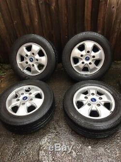 Ford Transit Custom 16 Alloy Wheels Excellent Condition Mk8 Mk7 Mk6 Tyres