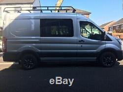 Ford Transit Custom 16 Alloy Wheels Excellent Tyres Gloss Black Mk8 Mk7 Mk6