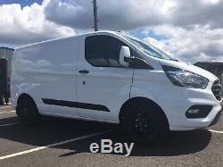 Ford Transit Custom 16 Alloy Wheels Excellent Tyres Gloss Black Mk8 Mk7 Mk6