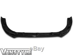 Ford Transit Custom 18 Lower Abs Gloss Black Splitter Spoiler Bumper Lip Add On