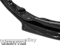 Ford Transit Custom 18 Lower Abs Gloss Black Splitter Spoiler Bumper Lip Add On