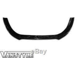 Ford Transit Custom 18 Lower Abs Gloss Black Splitter Spoiler Bumper Lip Add On