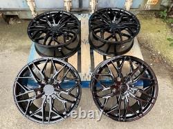 Ford Transit Custom 20 Alloy wheels ALUWERKS XT3 XL Black Gloss 5x160