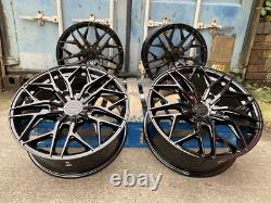Ford Transit Custom 20 Alloy wheels ALUWERKS XT3 XL Black Gloss 5x160