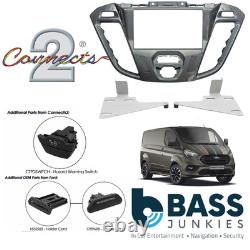 Ford Transit Custom 2012 2018 Euro 5 Car Stereo Fascia & Steering Kit CTKFD42C