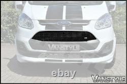 Ford Transit Custom 2012-2018 Front Upper Grille Black Mesh Zunsport Grill Trim