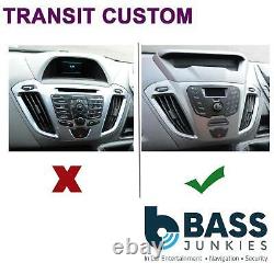 Ford Transit Custom 2012 On Car Stereo Double Din Fascia & Steering Kit CTKFD41C