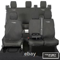 Ford Transit Custom 2013-18 All Seat Covers (em) & Free Mats 454 455 581 582
