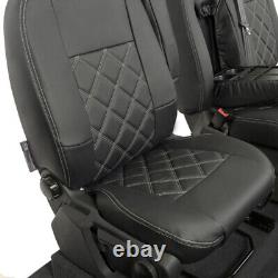 Ford Transit Custom (2013+) Leatherette Front Seat Covers & Mats 454 237