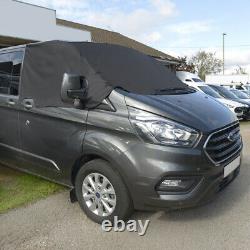 Ford Transit Custom 2013 On Deluxe Windscreen Screen Frost Wrap Cover 316 Black