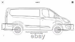 Ford Transit Custom 2014 2 x Rear Lowering Leaf Springs A Rated