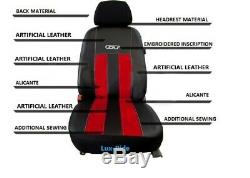 Ford Transit Custom 2014-2020 Artificial Leather & Alicante Tailored Seat Covers