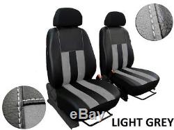 Ford Transit Custom 2014-2020 Artificial Leather & Alicante Tailored Seat Covers