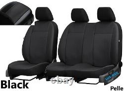 Ford Transit Custom 2015 2021 Artificial Leather Tailored Front Seat Covers