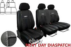 Ford Transit Custom 2017 2018 2019 Art. Leather & Alicante Tailored Seat Covers