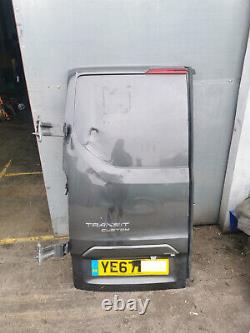 Ford Transit Custom 2017 Rear Door N/s/r Passenger Side Left In Grey