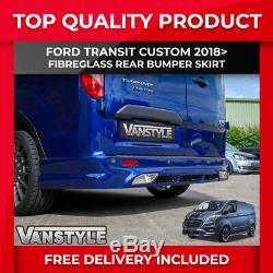 Ford Transit Custom 2018 Rear Bumper Skirt Spoiler Valance Splitter Diffuser
