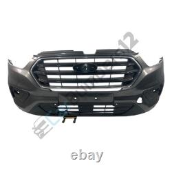 Ford Transit Custom 2018-on Front Bumper Magnetic Grey Jk21-17f003
