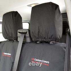Ford Transit Custom 2019+ Single/single Front Seat Covers Inc Embroidery 275 Bem