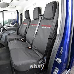 Ford Transit Custom 2019 Tailored Heavy Duty Seat Covers Inc Embroidery 006