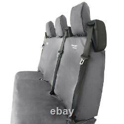 Ford Transit Custom 2021+ Rear Seat Covers & Transit Custom Embroidery (2) 582 G