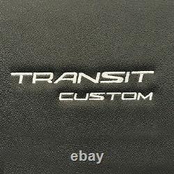 Ford Transit Custom 2021+ Tailored Leatherette Front Seat Covers & Logo 583