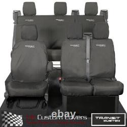 Ford Transit Custom 2023+ All Seat Covers & Transit Custom Embroidery 437 432 B
