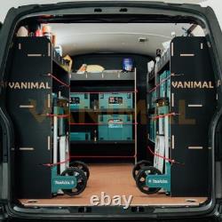 Ford Transit Custom 2023- LWB Hexaboard MakPac/Toolbox Full Van Racking