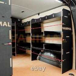 Ford Transit Custom 2023- LWB Hexaboard MakPac/Toolbox Full Van Racking