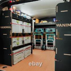 Ford Transit Custom 2023- LWB Hexaboard MakPac/Toolbox Full Van Racking